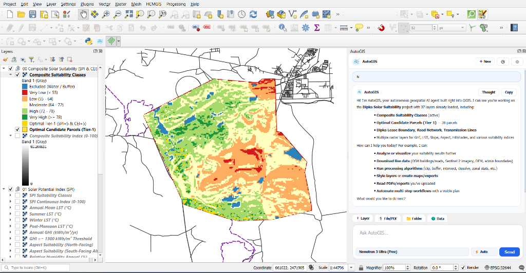 AutoGIS Studio v1.0.0 Live in QGIS Desktop